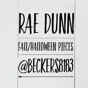 RAE DUNN FALL PIECES